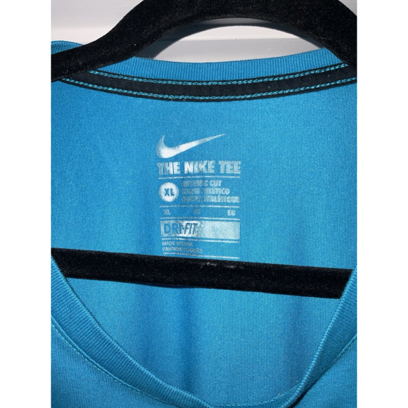 Nike Dri-Fit Basketball Hoop in Space Blue Graphic T-Shirt Men's Size XL - Picture 6 of 9